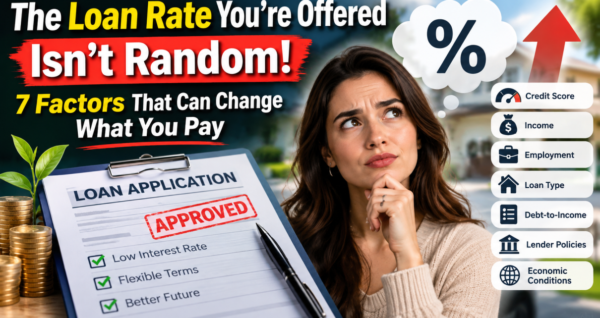Factors that can change your loan interest rate