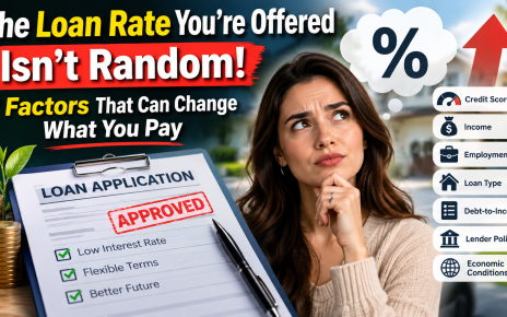 Factors that can change your loan interest rate