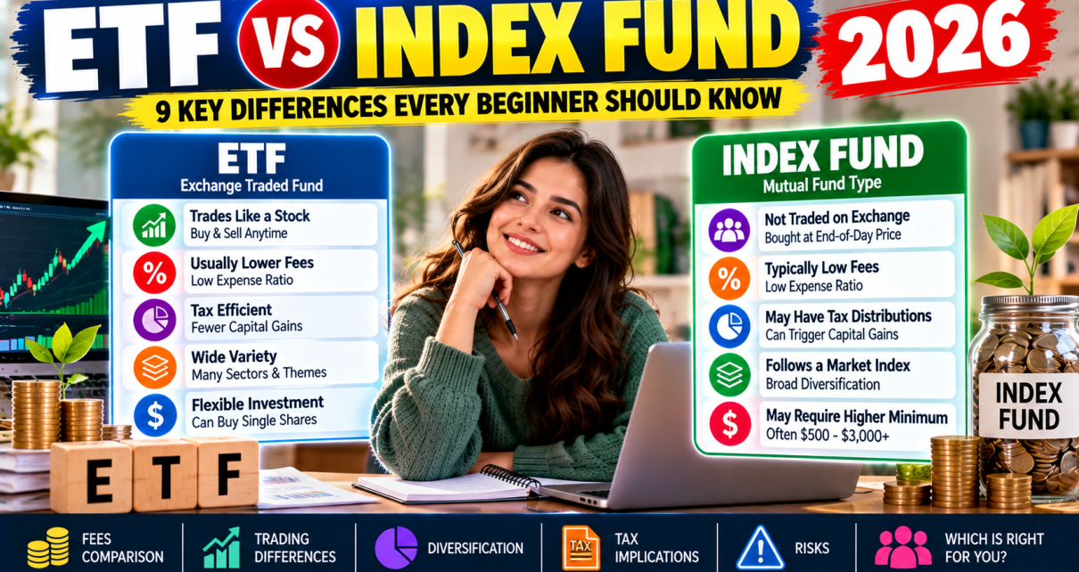 ETF vs index fund 2026